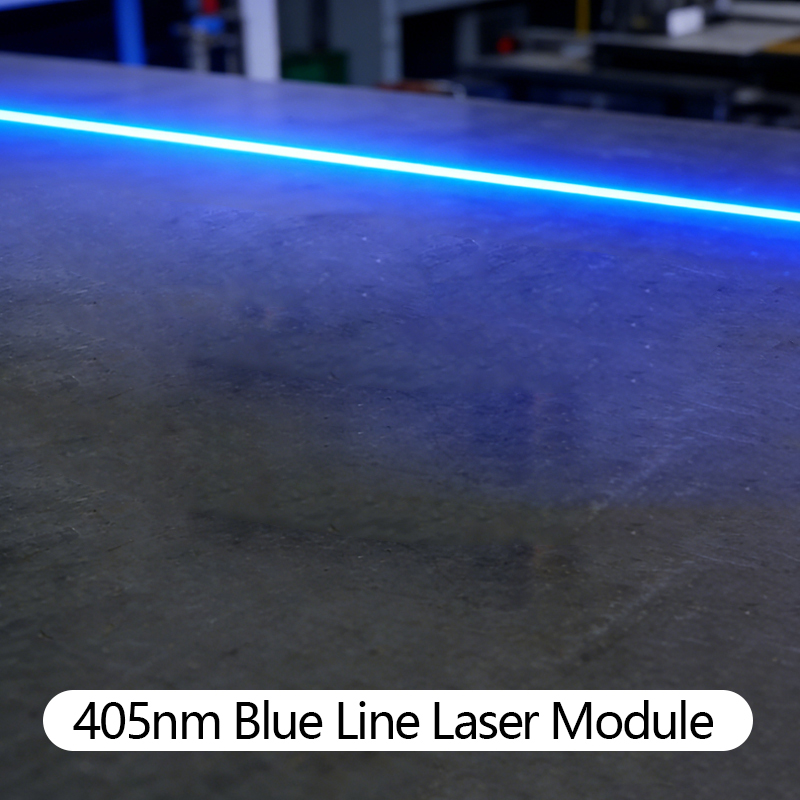 Industrial Laser Line Generator - D12X45mm フォーカス調整可能 405nm ブルーライン 5mw 10mw