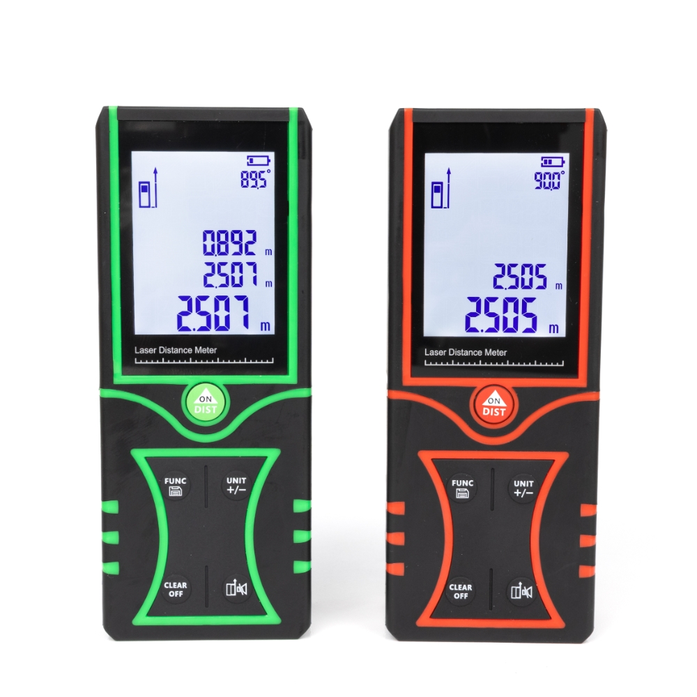 Industrial Laser Tape Measure - モデルGS-16 工業用赤色レーザーテープメジャー 120m レーザー距離計 レンジファインダー IP54等級