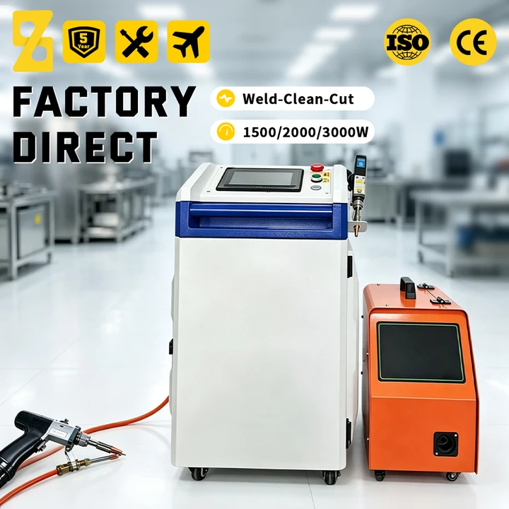 Industrial Handheld Laser Welding Machine - 3 in 1 ハンドヘルドレーザー溶接機 水冷式溶接機 シートメタル加工用