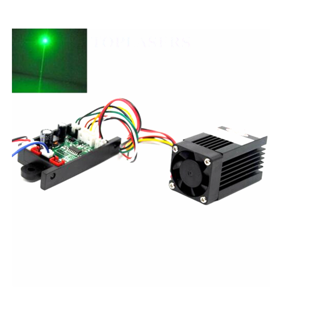 Industrial Laser Light - 工業用532nm 80-100 50mw線レーザーダイオードモジュール12vワットttl 0-20khz