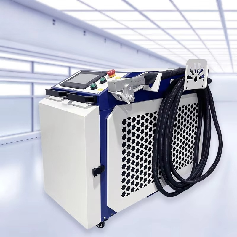 Industrial Laser Rust Remover - ポータブルレーザー洗浄機 200W 2000W ハンドヘルドレーザー錆除去機 工業用レーザークリーナー タイヤ付き