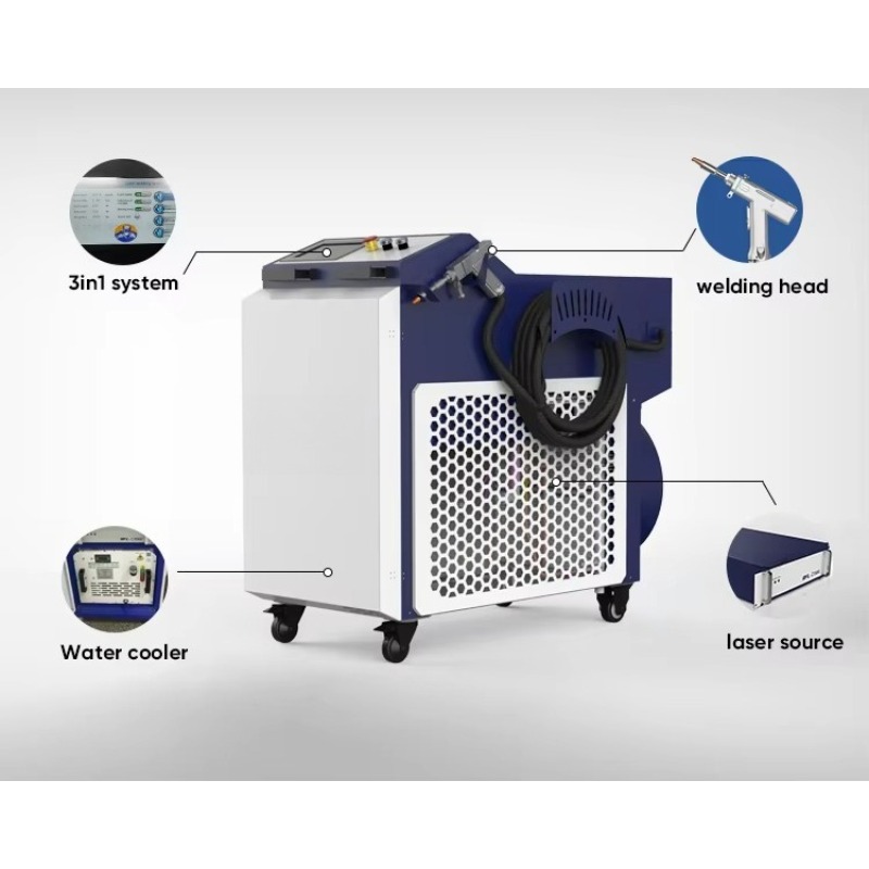 安定した新状態の自動ハンドヘルドファイバーレーザー溶接機、金 - Industrial Handheld Laser Welding Machine のレビューと価格