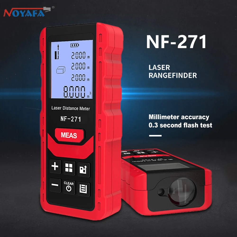 Noyafa-NF-271レーザー距離計,デジタル距離計,巻 - Industrial Laser Tape Measure のレビューと価格