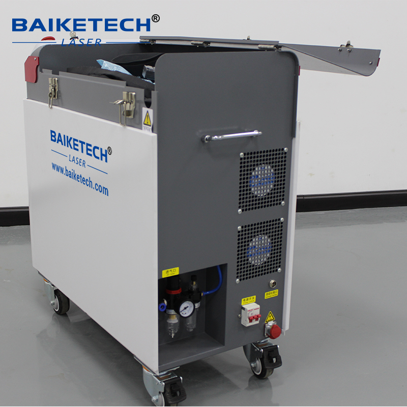 キャビネット型連続ファイバーレーザー洗浄機。厚い錆や大型ワー - Industrial Fiber Laser のレビューと価格