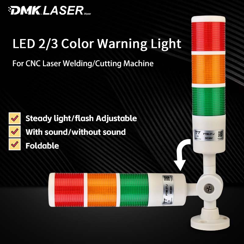 LED 三色光信号塔スタックライト工業用信号警告灯ブザー C - Industrial Laser Light のレビューと価格