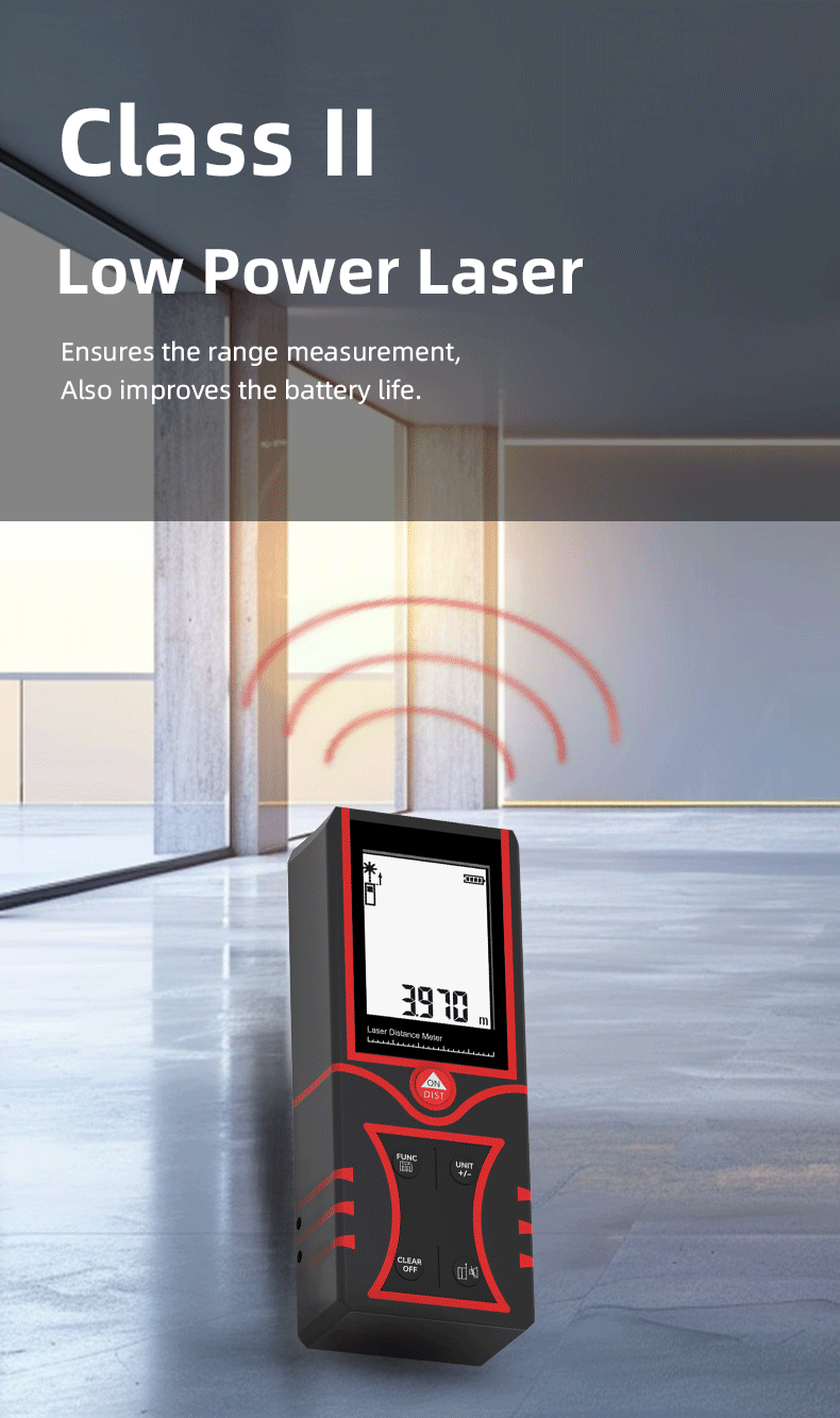 モデルGS-16 工業用赤色レーザーテープメジャー 120m - Industrial Laser Tape Measure のレビューと価格