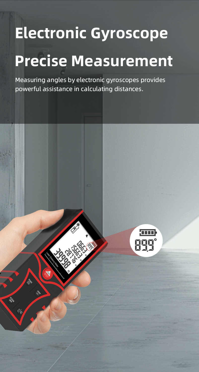 モデルGS-16 工業用赤色レーザーテープメジャー 120m - Industrial Laser Tape Measure のレビューと価格