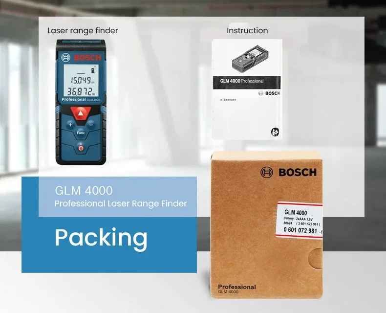 ボッシュ GLM 4000 レーザー距離計 デジタルメジャー - Industrial Laser Tape Measure のレビューと価格