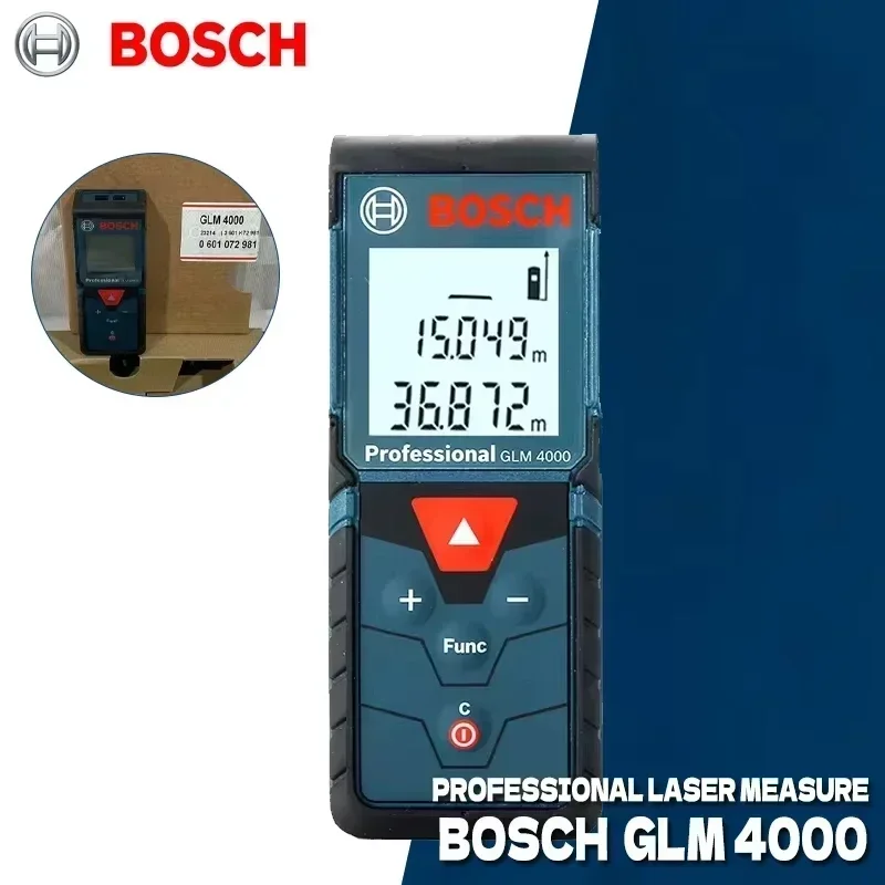 ボッシュ GLM 4000 レーザー距離計 デジタルメジャー - Industrial Laser Tape Measure のレビューと価格