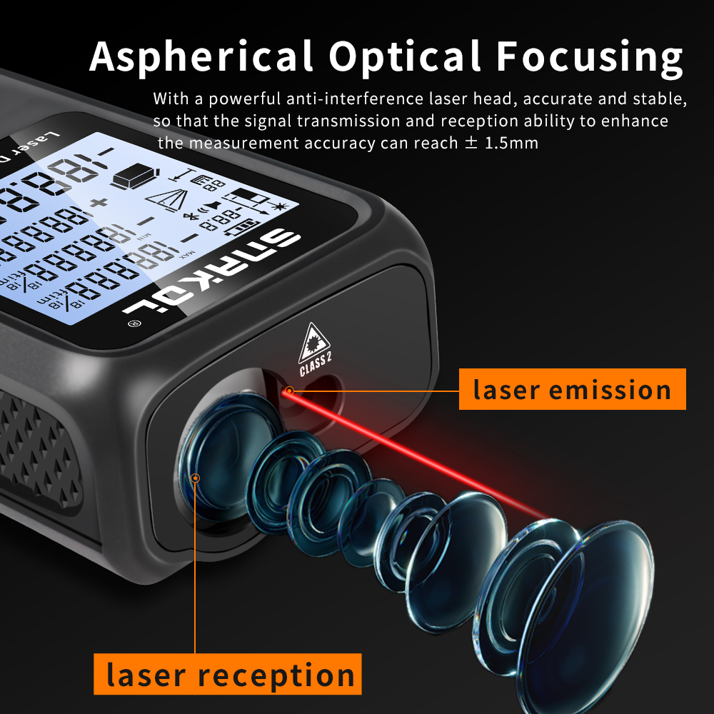 Snakol レーザー距離計 50 メートル 70 メートル - Industrial Laser Tape Measure のレビューと価格