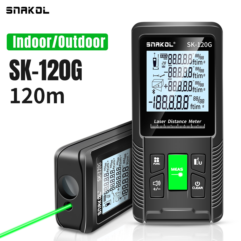 SNAKOL 3-in-1高精度レーザー距離計テープメジャー - Industrial Laser Tape Measure のレビューと価格