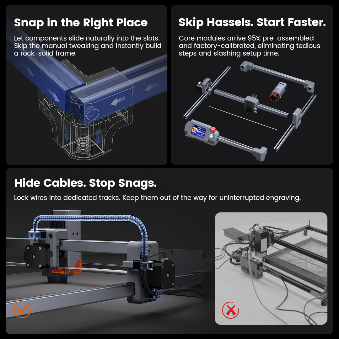 AlgoLaser DIY KIT MK3 デスクトップレー - Industrial Grade Laser Cutter のレビューと価格