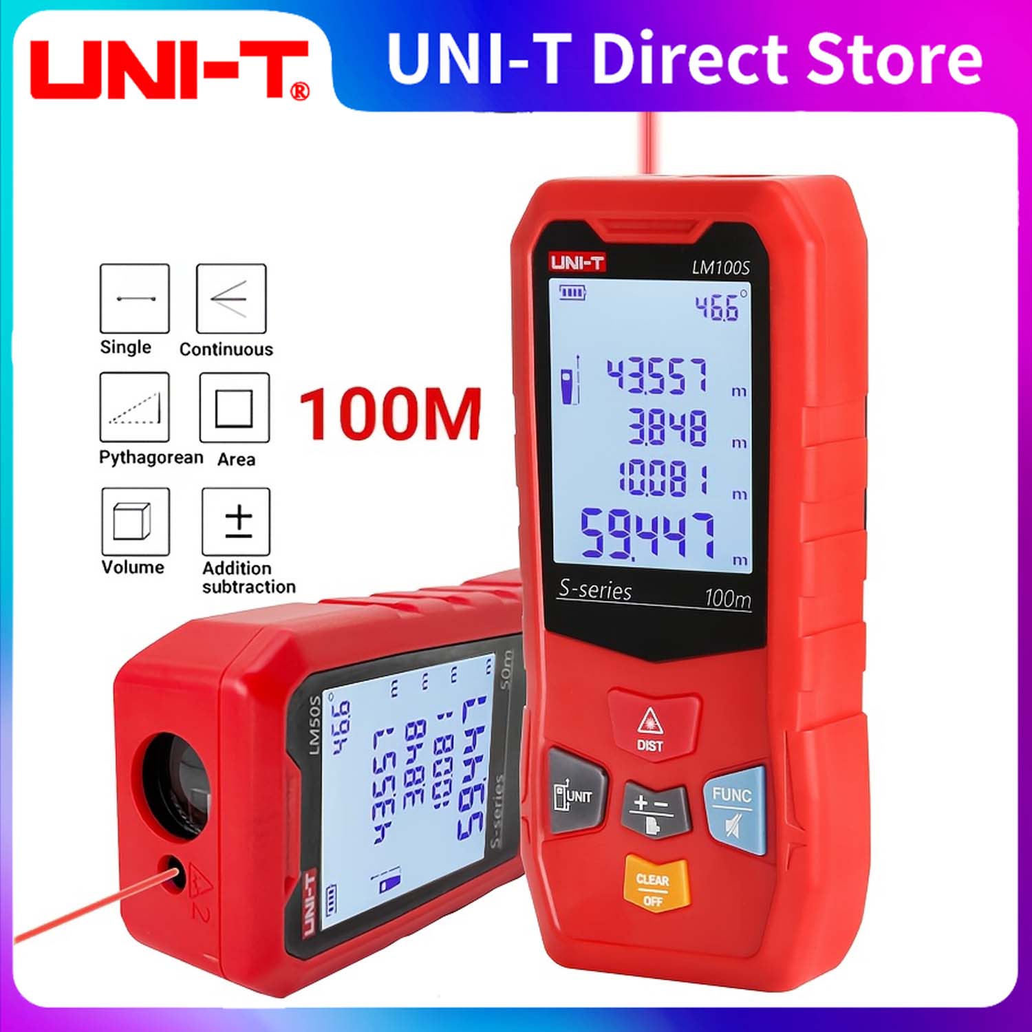 UNIT レーザー距離計 LM40S/60S/100S 40 - Industrial Laser Tape Measure のレビューと価格
