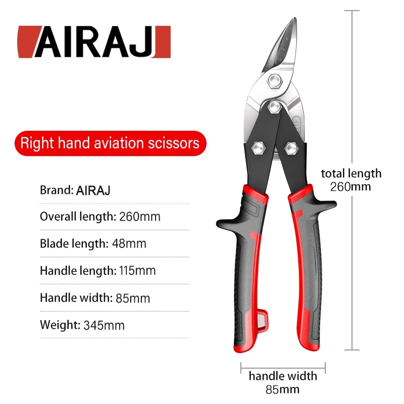 AIRAJ 航空はさみ錫スニップ金属シート切断スニップカッタ - Industrial Grade Laser Cutter のレビューと価格